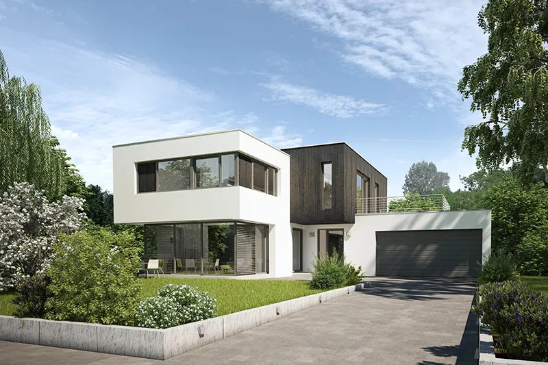 Stadtvilla im Bauhaus-Stil